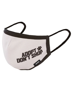 Маска Adopt Don´t Shop, белый Arch max