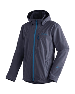 Мужской походный дождевик, цвет navyblau/schwarz/navyblau Maier sports