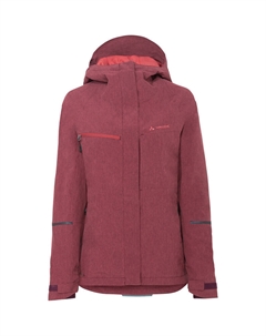 Женская теплая куртка-дождевик Yaras, красный Vaude