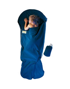 Детский Спальный мешок KidBag Travelsheet chuchuna, синий Cocoon