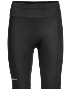 Велосипедные шорты "MOROBBIA PADDED SHORTS W", черный Jack wolfskin
