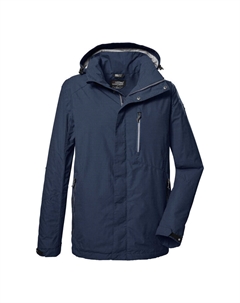 Мужской походный дождевик, цвет blau/abgrundblau Killtec