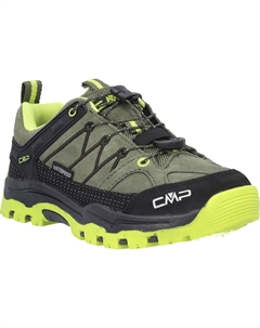 Кроссовки "KIDS RIGEL LOW TREKKING SHOES WP", цвет Kaki-Acido Cmp