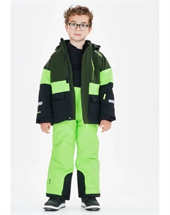 Лыжные брюки "Прово", с водяным столбом 10 000 мм, зеленый Zigzag