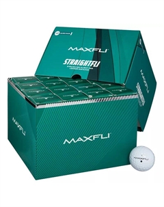 Мячи для гольфа 2023 Straightfli — 48 шт., белый Maxfli