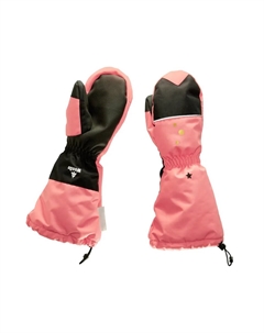 Варежки "UNIDO Unicorn", длинные манжеты, экологически чистое производство, подходят для зимнего комбинезона, розовый Weedo