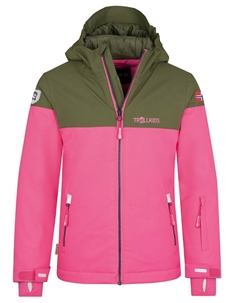 Лыжная куртка Hallingdal, розовый Trollkids