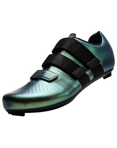 Велообувь Road Ares Velcro, размер 37, зеленый Santic