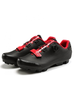 Велообувь MTB Cross Border Buckle, размер 40, черный/красный Santic