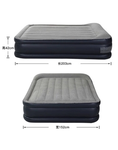 Встроенный электрический насос, роскошный двойной увеличенный двухслойный надувной матрас, надувной матрас, влагостойкая подушка Ngnlw