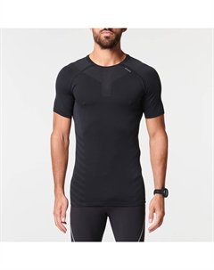 SKINCARE МУЖСКАЯ ДЫХАЮЩАЯ ФУТБОЛКА ДЛЯ БЕГА - ЧЕРНАЯ Kiprun
