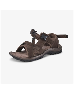 Мужские кожаные прогулочные сандалии - NH120 - Коричневый Quechua