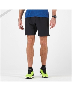 ШОРТЫ МУЖСКИЕ ДЛЯ МАРАФОНА С КАРМАНАМИ ДЛЯ ПЕРЕНОСКИ - ЧЕРНЫЕ Kiprun