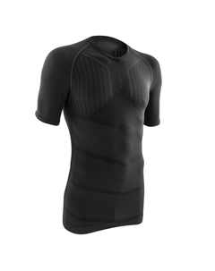 Термобелье с короткими рукавами для взрослых Keepdry 500 - черный Kipsta
