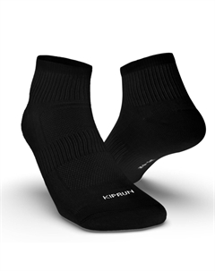 Носки для бега Run 100 (3 шт.) - черные Kiprun