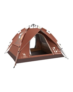 Уличная автоматическая палатка с пандой, портативное быстро открывающееся складное оборудование для пикника и кемпинга 1V32265017-2 Camel