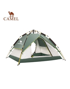 Палатка, уличная полностью автоматическая палатка на 3-4 человека, быстрооткрывающаяся непромокаемая палатка для кемпинга A0W3SF130, темно-зеленая Camel