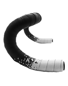 Лента для велосипедного руля двухцветная с градиентом для амортизации, черно-белый Lebycle