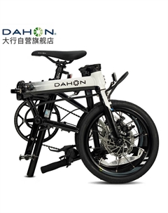 Спортивный велосипед унисекс Dahang 16 дюймов 9 скоростей, черно-белый Dahon