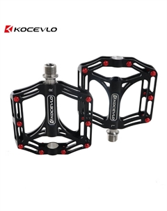 Велосипедные педали KOCEVLO противоскользящие с подшипниками из алюминиевого сплава, черный Lebycle