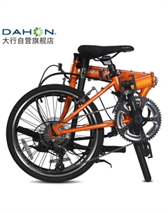 Велосипед KAC083 складной 20-дюймовый 18 скоростей, оранжевый Dahon
