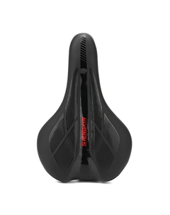 Велосипедное седло шоссейное утолщенное, черный Shengxin