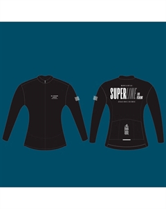 Кофта для езды на велосипеде с длинными рукавами и молнией, черный Mountainpeak