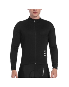 Кофта мужская для велоспорта с длинными рукавами, черный Mountainpeak