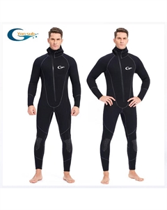 Скорость плавания (), снаряжение для дайвинга, гидрокостюм, мужской цельный гидрокостюм, гидрокостюм с капюшоном, костюм для серфинга толщиной 3 мм, размер S Yon sub