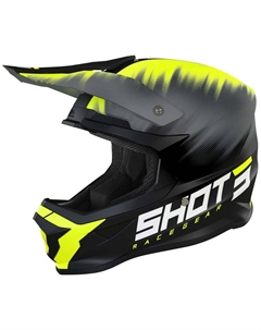 Шлем для мотокросса Furious Versus, желтый Shot