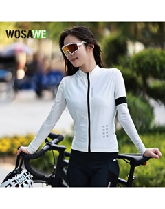 Женская кофта на осень и зиму для велоспорта, белый Mountainpeak