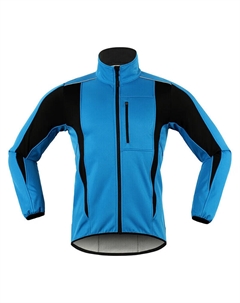 Мужская кофта для велоспорта водонепроницаемая флисовая, синий Mountainpeak