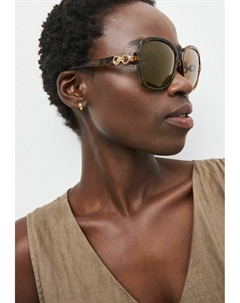 Солнцезащитные очки POLARISED LARGE SQUARE, цвет tortoiseshell brown Next