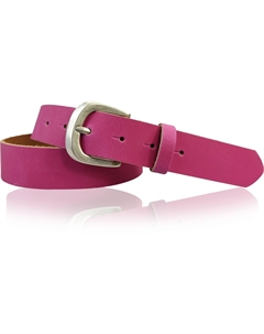Кожаный ремень, розовый Fronhofer
