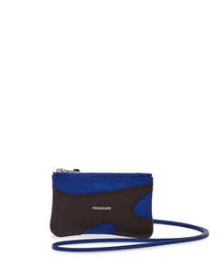 Картхолдер с вырезами, коричневый Ferragamo