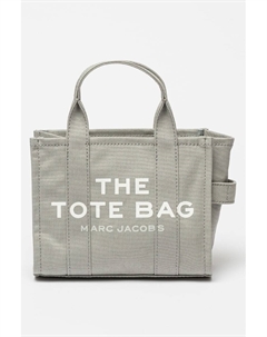 Маленькая хлопковая сумка-шоппер, серый Marc jacobs