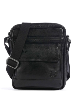 Сумка через плечо Apache из мелкозернистой кожи, черный Spikes & sparrow