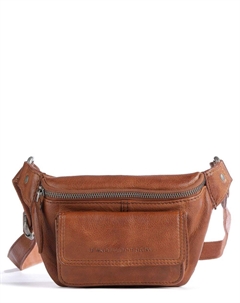 Поясная сумка Apache из мелкозернистой кожи, коричневый Spikes & sparrow