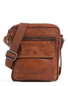 Сумка через плечо Apache из мелкозернистой кожи, коричневый Spikes & sparrow