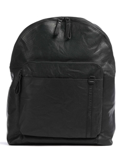 Рюкзак для ноутбука Bronco 15″ из зерненой кожи, черный Spikes & sparrow