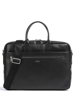 Портфель Treviso Pandion 15 дюймов из зерненой кожи, черный Joop