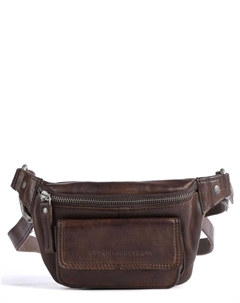 Поясная сумка Apache из мелкозернистой кожи, коричневый Spikes & sparrow