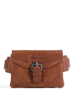 Поясная сумка Bronco из мелкозернистой кожи, коричневый Spikes & sparrow