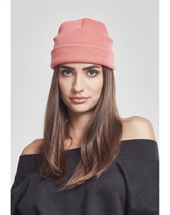 Шапка-бини Yupoong Heavyweight, цвет coral Flexfit