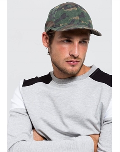 Кепка, зеленый камуфляж Flexfit