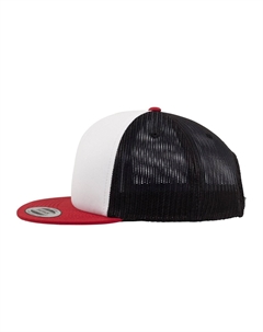 Кепка Foam Trucker, цвет red/wht/bk Flexfit