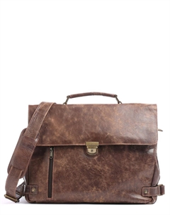 Хрустящий портфель из кожи буйвола, коричневый Harold's