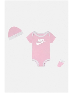 Кепка Baby 3 Piece Gift Set Body Booties & Beanie Unisex, цвет pink foam Nike