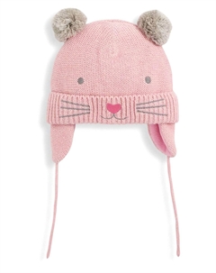 Шапка-бини Cat, розовый Jojo maman bébé