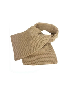 Детский шарф ALMA с добавлением шерсти, коричневый Jamiks